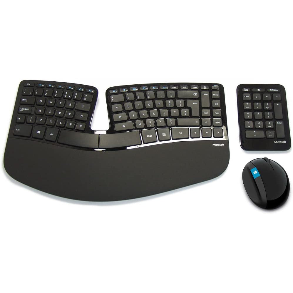 Microsoft Curved Keyboard L5V-00006 - Black