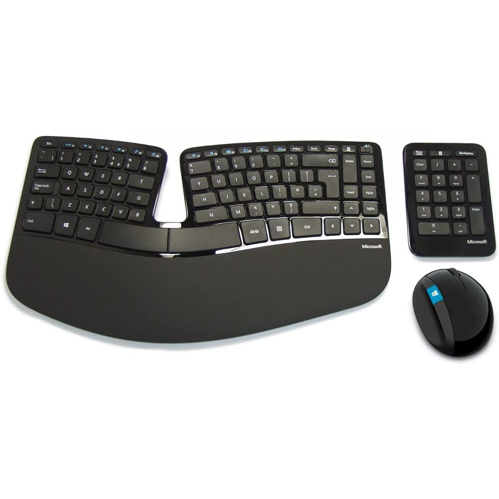 Microsoft Curved Keyboard L5V00006 Black