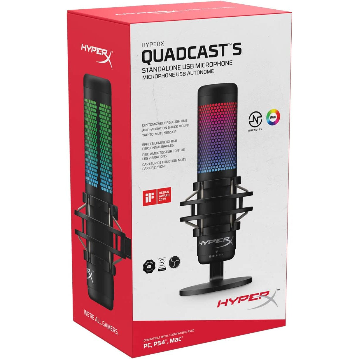 HyperX QuadCast S USB Microphone