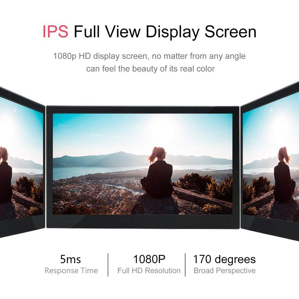 Elecrow Monitor Display IPS Screen-13.3 Inch LED Small Portable 1920*1080p Monitor with HDMI Input
