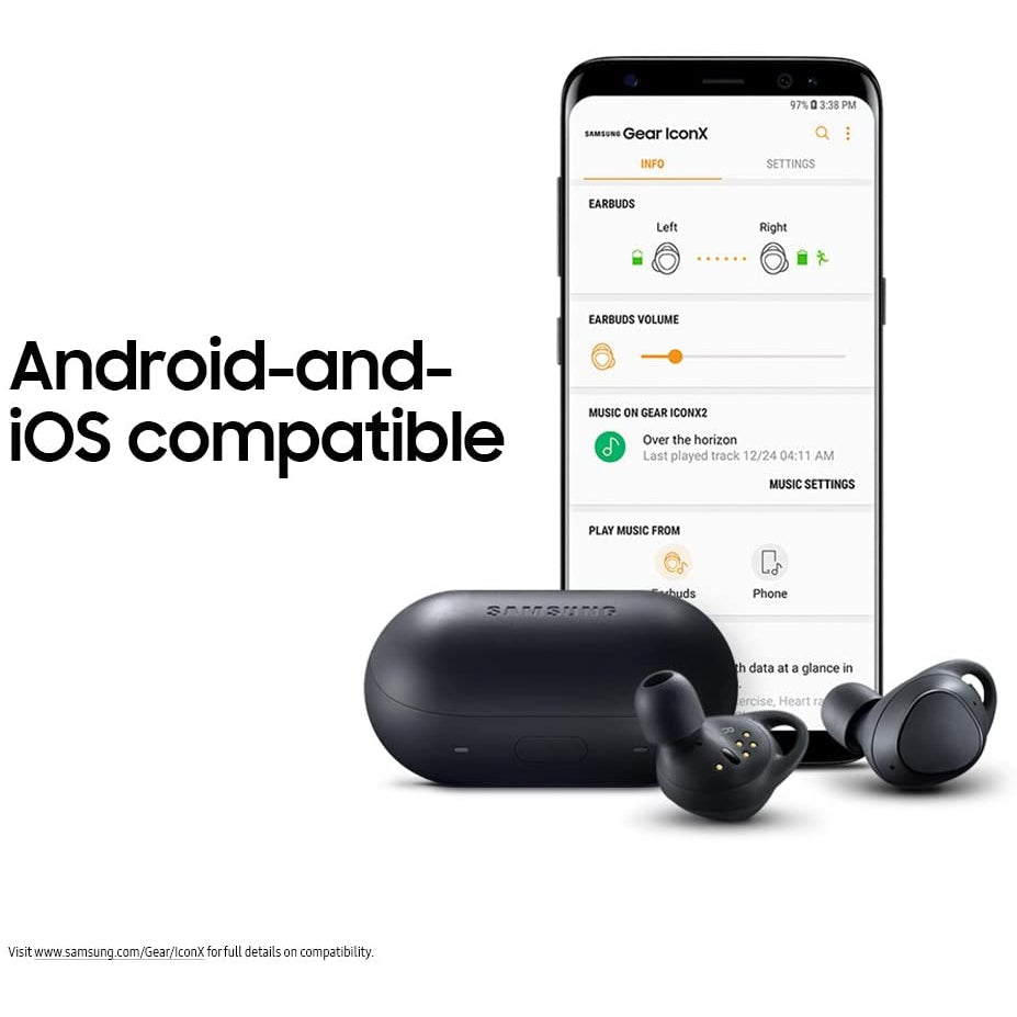 Samsung Gear Iconx 2018 In-Ear Headphones (SM-R140), Black