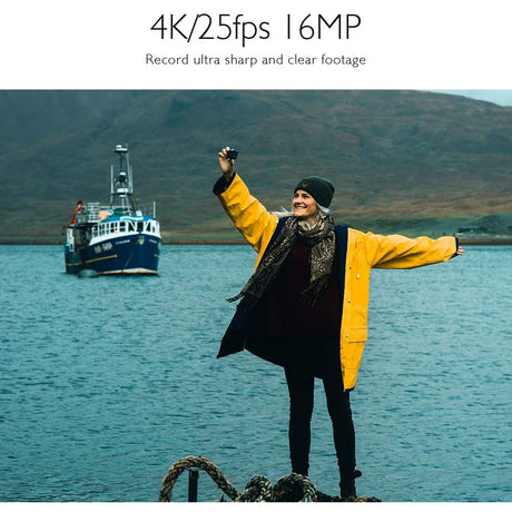 AKASO EK7000 Pro 4K Action Camera with Touch Screen EIS Adjustable View Angle 40m Waterproof