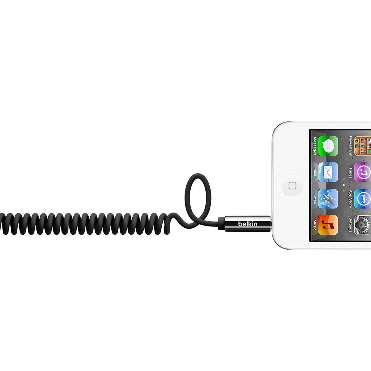 Belkin Mixit Coiled Audio Cable 1.8m - Black