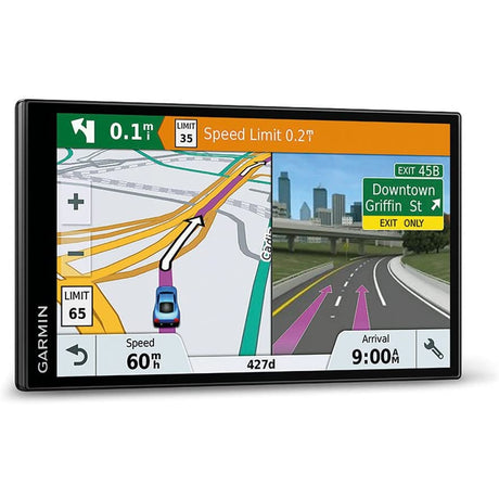 Garmin DriveSmart 61LMT-D 6.95 Inch Sat Nav with Lifetime Map Updates for UK, Ireland and Full Europe, Digital Traffic and Built-In Wi-Fi, Black