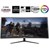 MSI Optix MAG341CQ Curved Gaming Monitor 34 Inch, UWQHD, VA, 100 Hz, 3440 x 1440