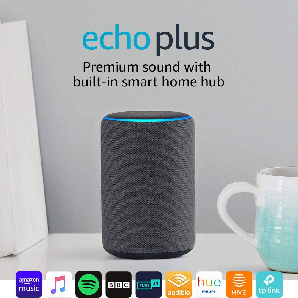 Amazon Echo Plus 2nd Generation - Charcoal