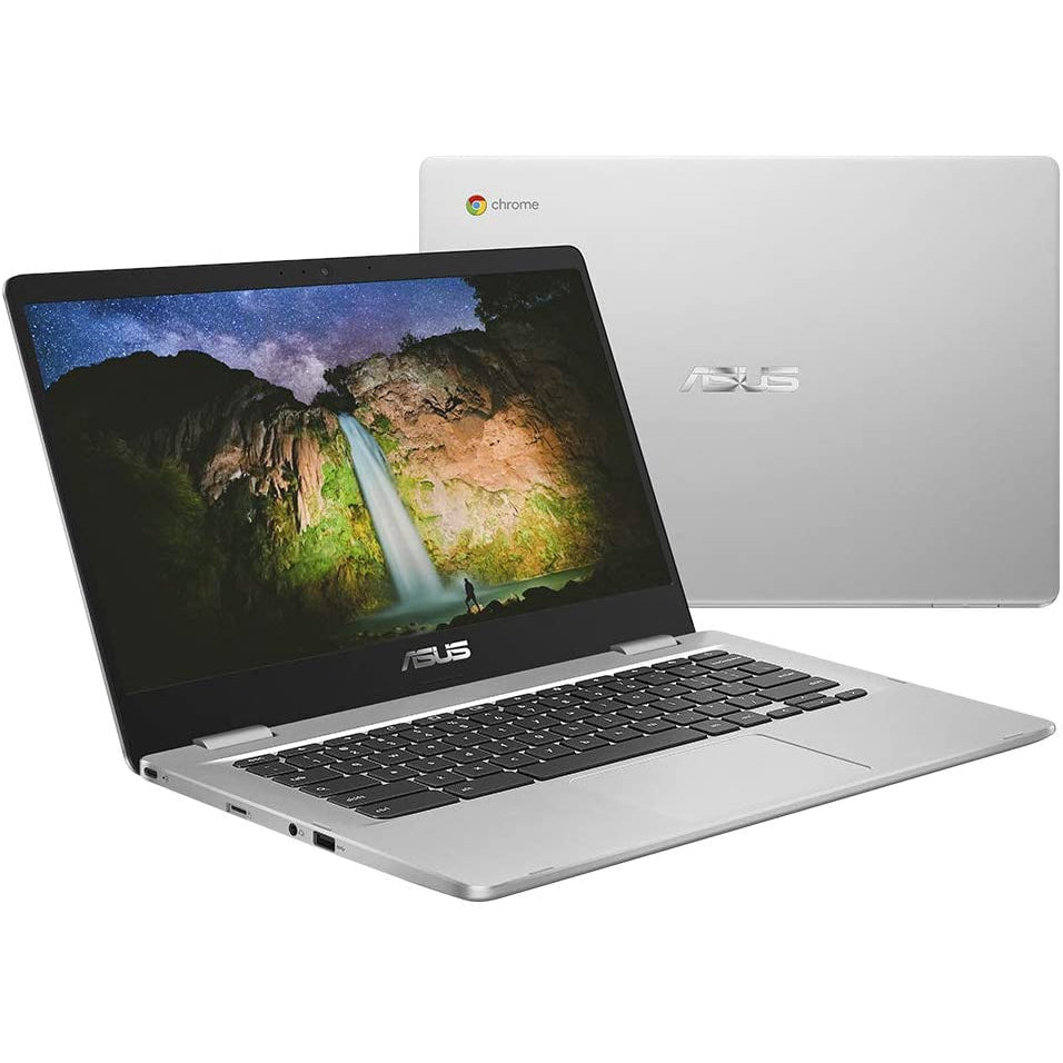 Asus Chromebook C423NA-BV0078 Intel Celeron 4GB RAM 32GB eMMC - Silver - Excellent