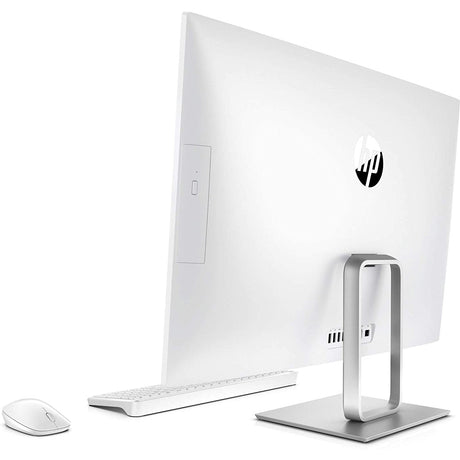 HP 27-r104na 27" All in One PC, Intel Core i7-8700T, 2TB+128GB SSD - White