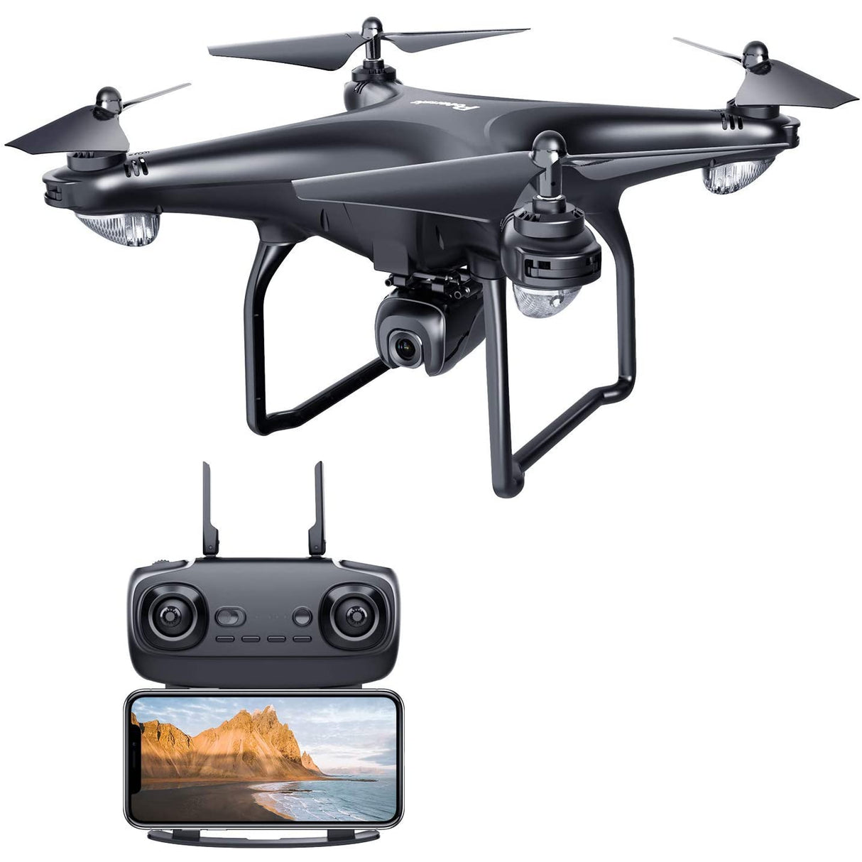 Potensic D58 GPS Drone with 2K Camera, 5G WiFi FPV Live Transmission Drone for Adults