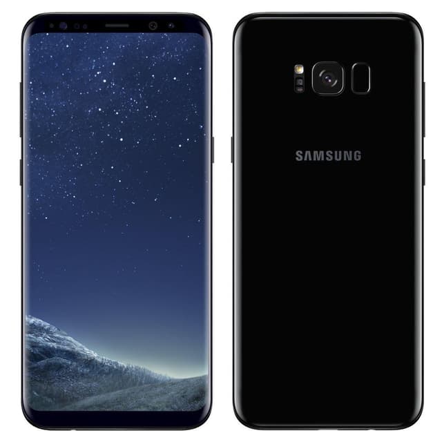 Samsung Galaxy S8 Plus, 64GB, Midnight Black, Unlocked - Good Condition
