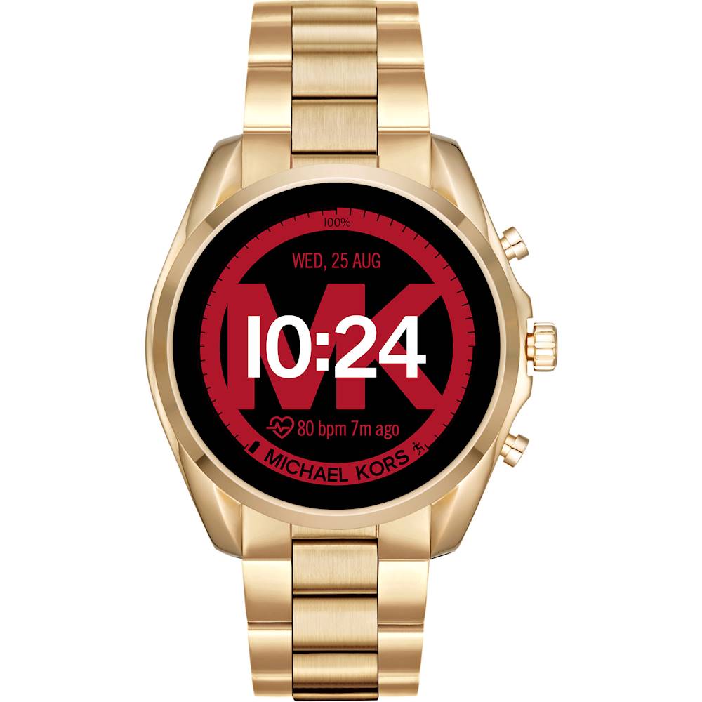 Michael Kors Gen 5 Bradshaw Smartwatch 44mm Stainless Steel, Gold with Gold Band