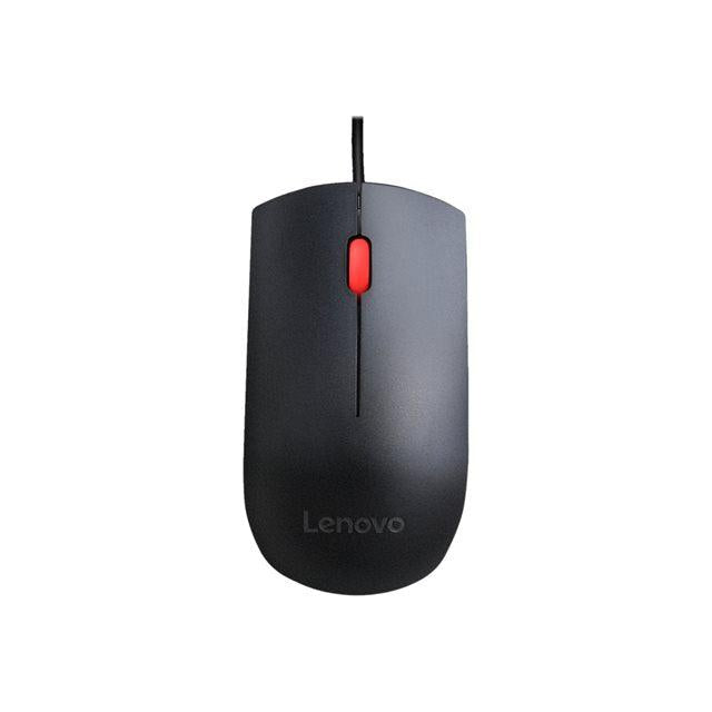 Lenovo Essential - Mouse - USB - Black