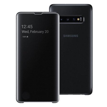 Samsung Clear View Cover for Galaxy S10+ - Black