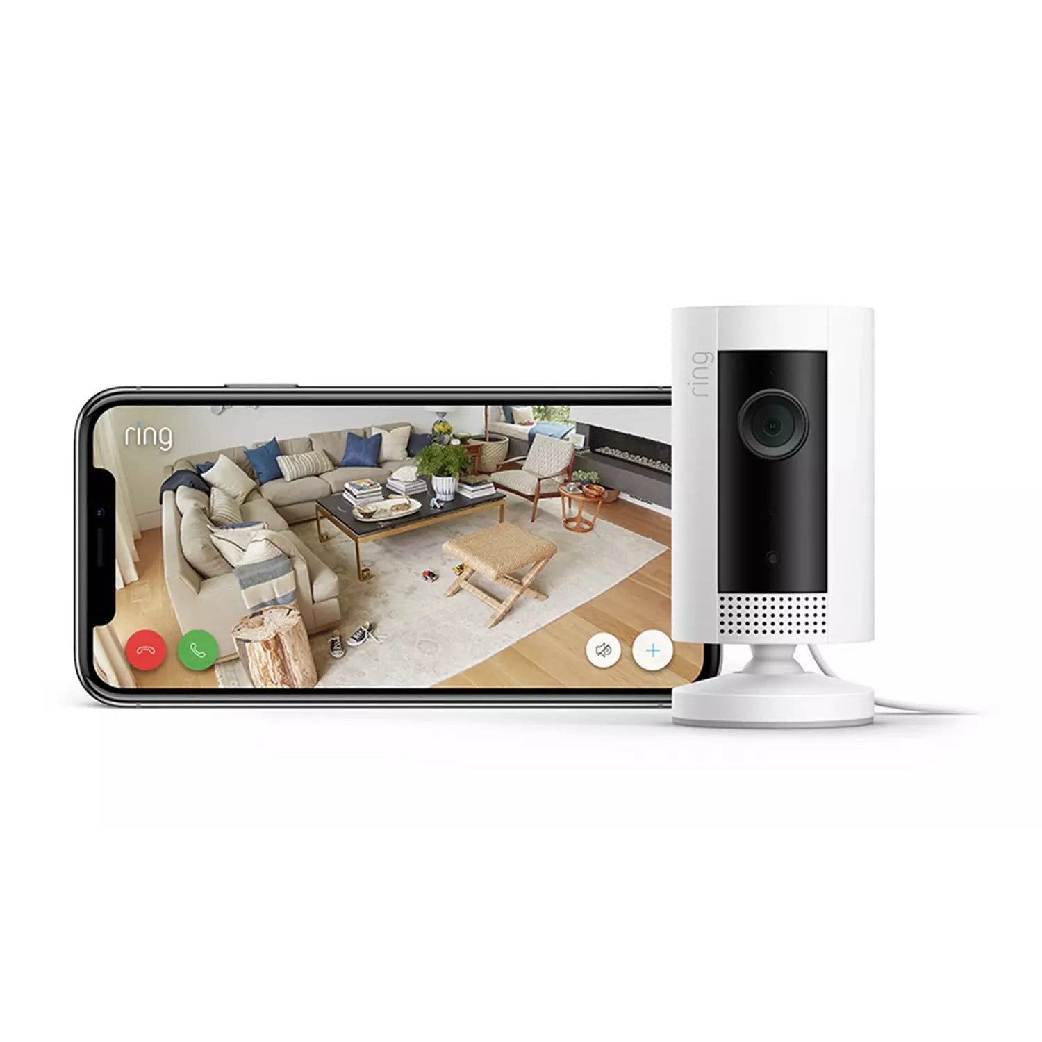 Ring Indoor Cam Security Camera - White - Refurbished Excellent