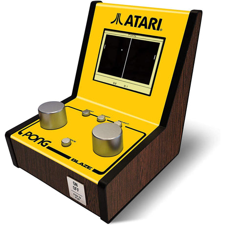 Atari Pong Mini Arcade with Full Colour 2.8" Display (with 12 retro games)