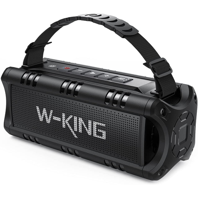W-King 30W Portable Wireless Speakers Waterproof, 24 Hours Playtime, 5000mAh Battery with Punchy Bass