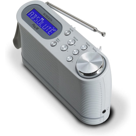 Roberts Radio Play10 DAB/DAB+/FM Digital Radio - White - Refurbished Good