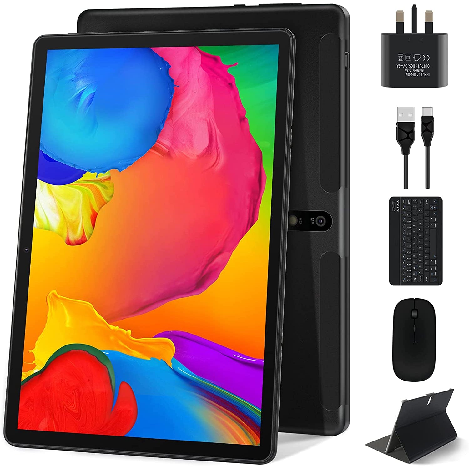 Meberry M6 Tablet - 10.1", 4GB RAM - Black