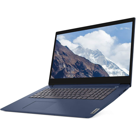 Lenovo IdeaPad 3i 81WC008BUK 17.3 inch HD Plus Laptop Intel Pentium Gold 6405U 4GB RAM 1TB Hard Drive Blue