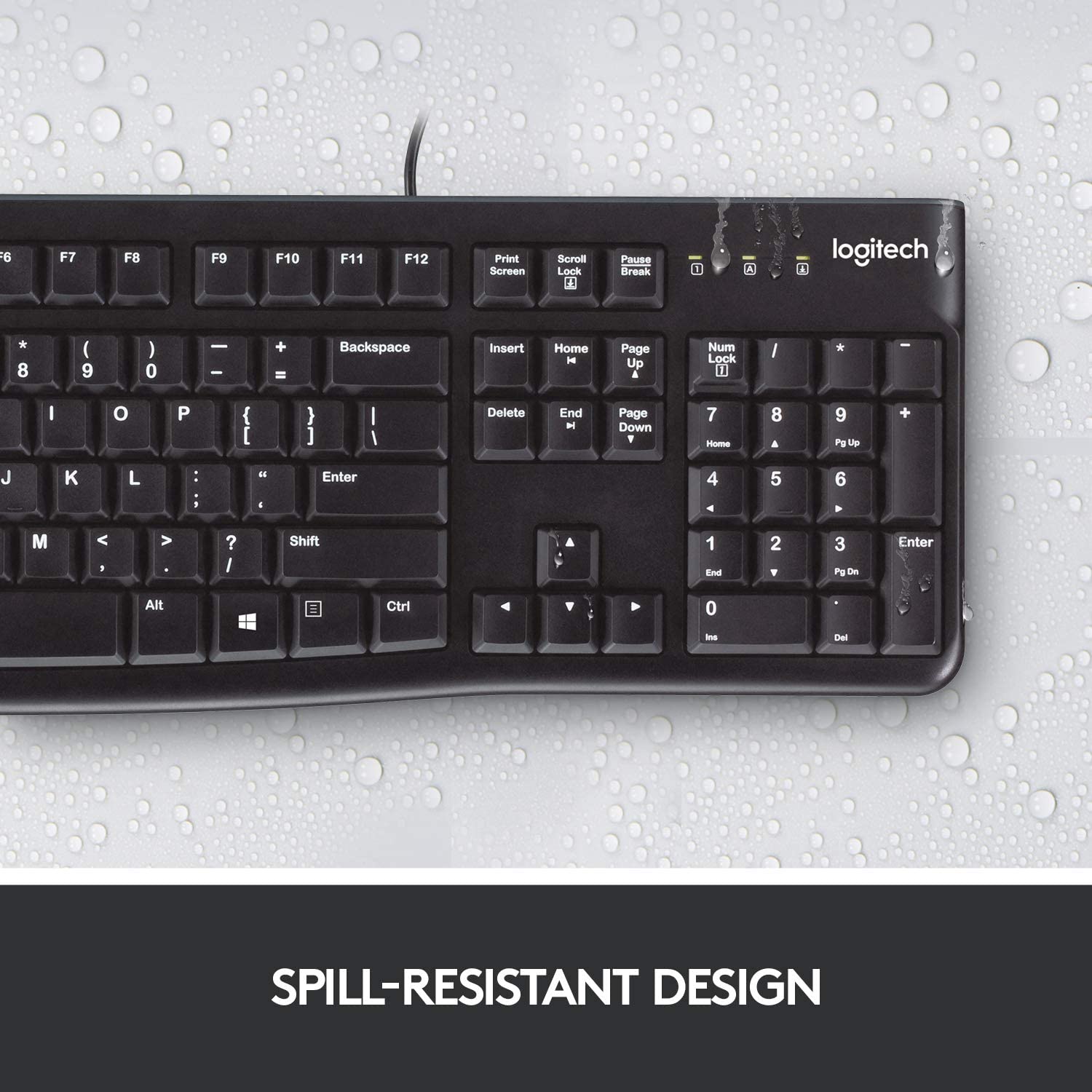 Logitech K120 Wired Business Keyboard - Black