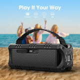 W-King 30W Portable Wireless Speakers Waterproof, 24 Hours Playtime, 5000mAh Battery with Punchy Bass