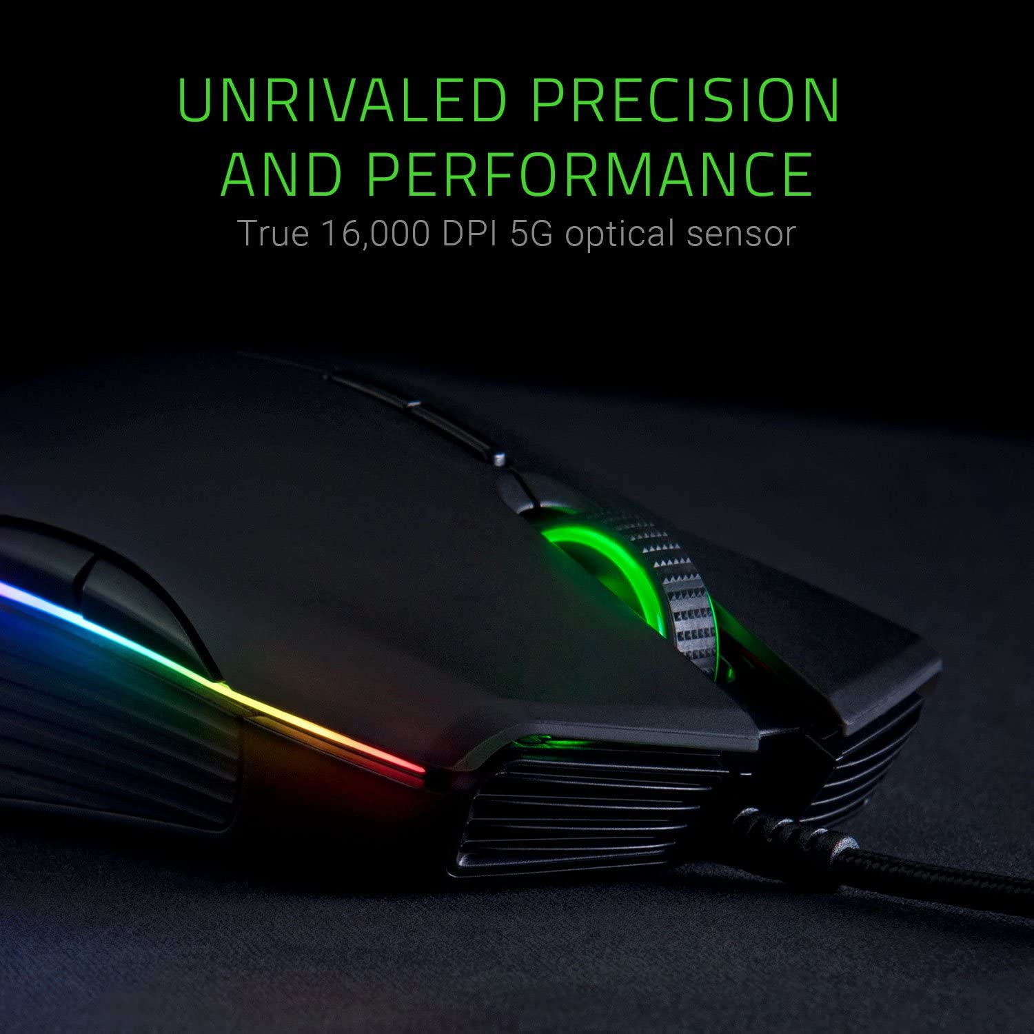 Razer Lancehead Tournament Edition Gaming Mouse, Black