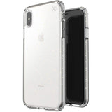 Speck Presidio Clear & Glitter Case for iPhone XS Max - Clear/Gold Glitter