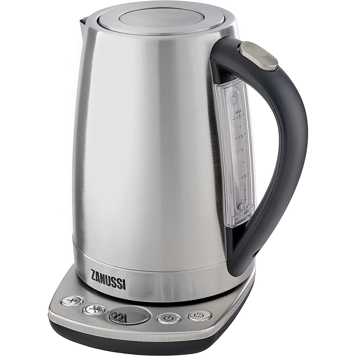 Zanussi ZEK-1295D Digital Cordless Kettle 1.7L - Silver