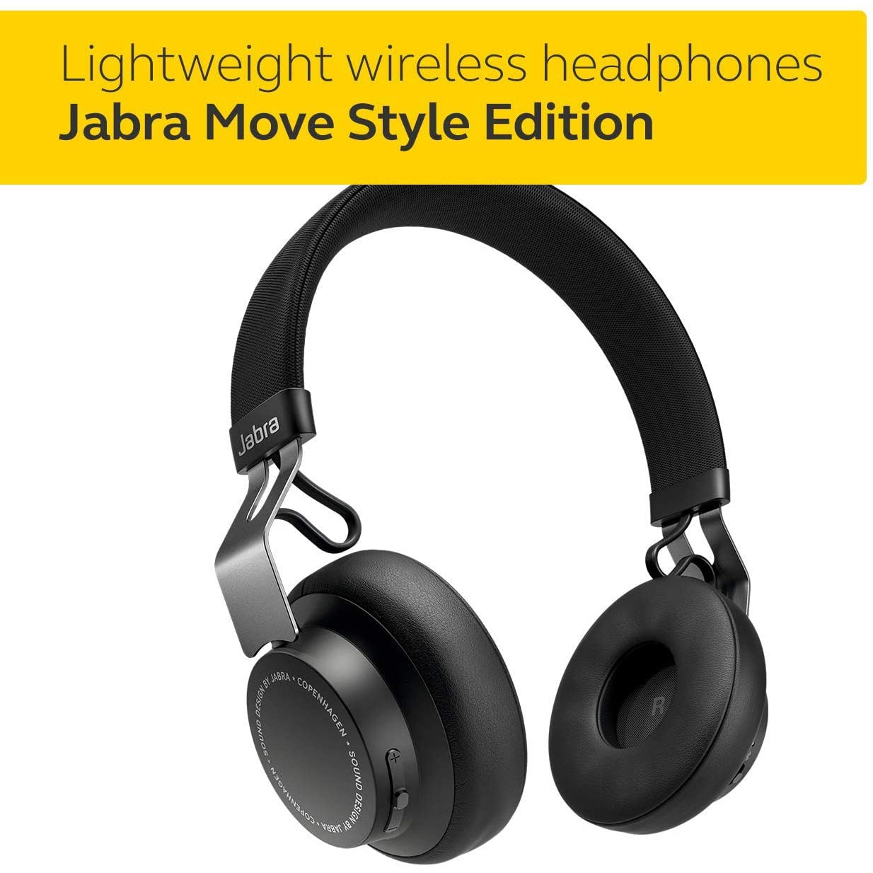 Jabra Move Style Edition On-Ear Headphones – Titanium Black