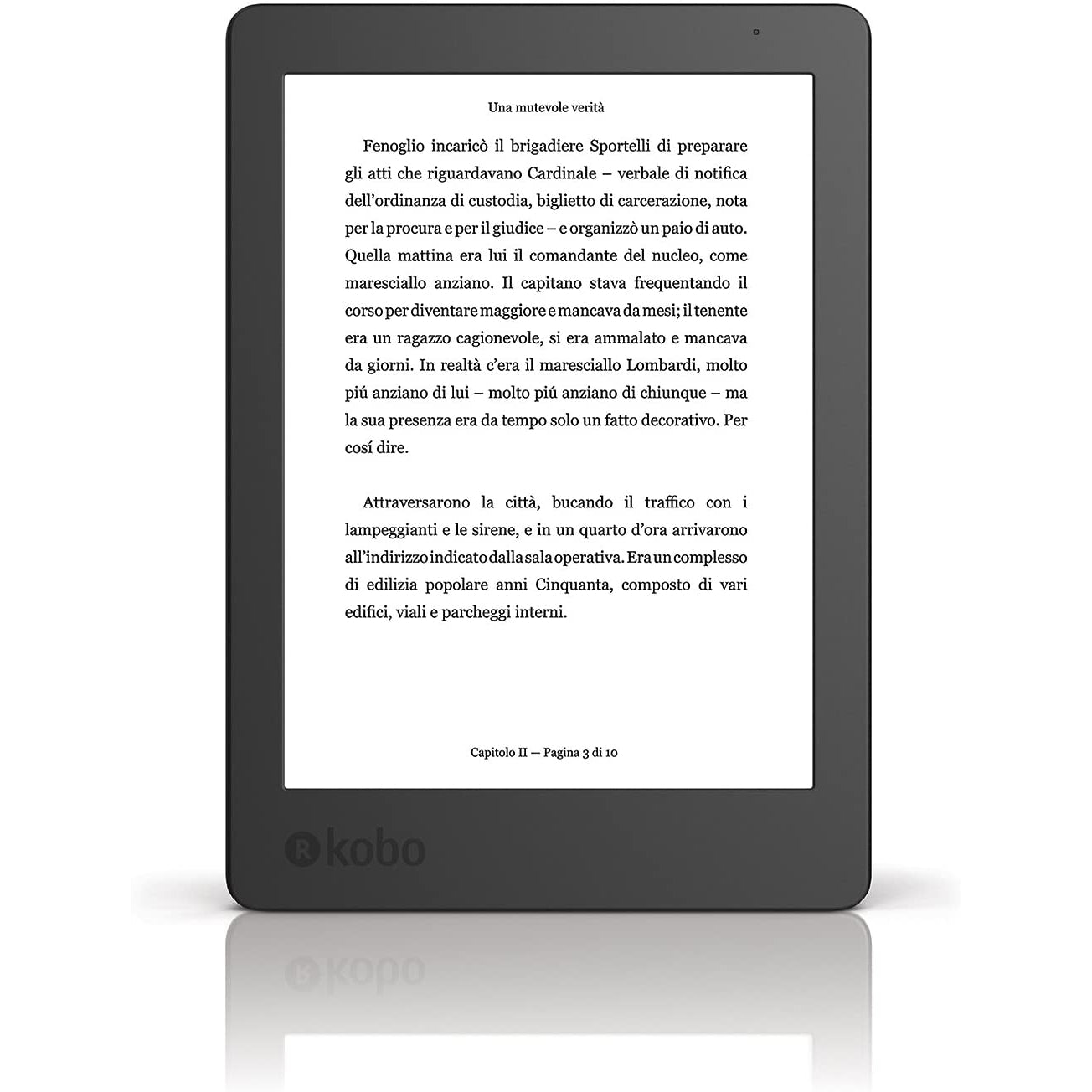 Kobo Aura - eBook Reader - 4GB - 6" (N236-KU-BK-K-EP) - Black