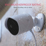YI Outdoor Camera 1080p, Security Camera IP65 Waterproof, IP Camera With Wifi - White