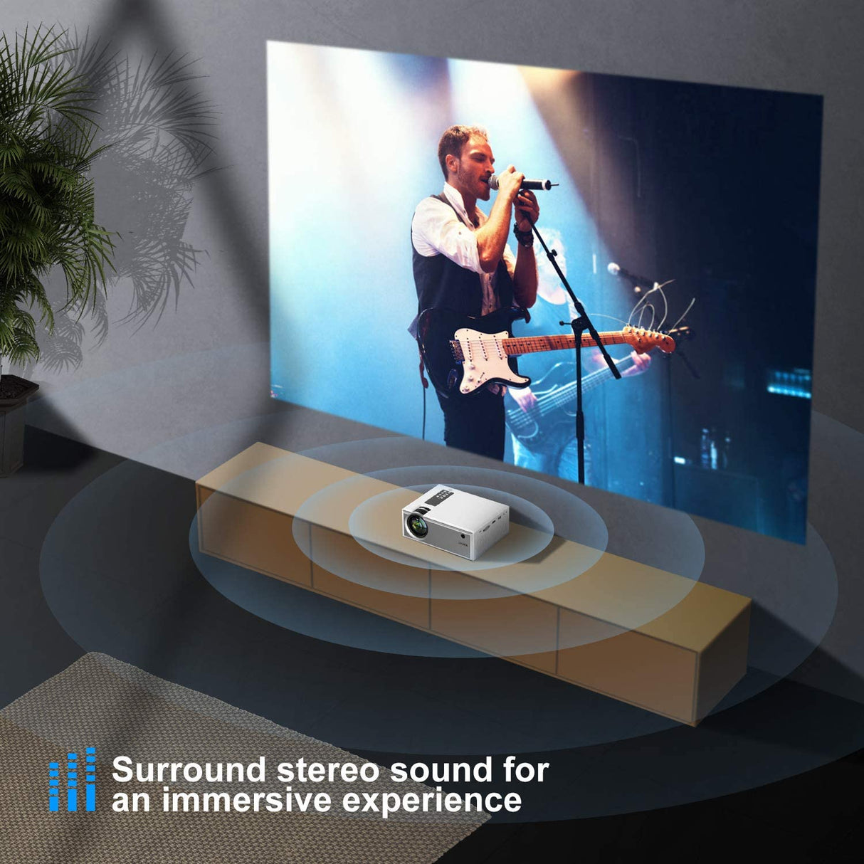 YABER Y61 Mini Wi-Fi Projector