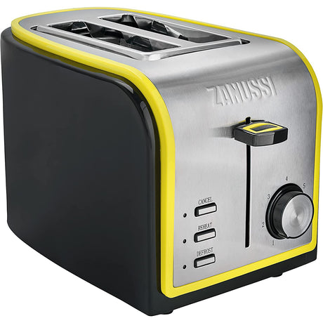 Zanussi ZST-6579-YL 2-Slice Toaster - Grey / Yellow