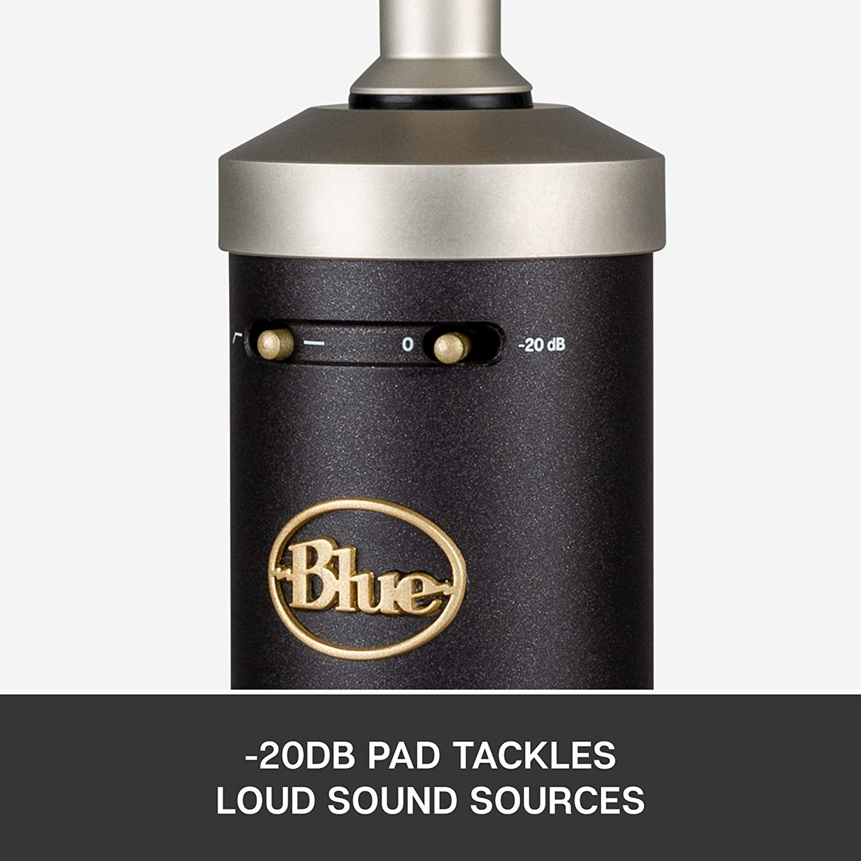 Blue Baby Bottle SL Microphone - Black