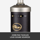 Blue Baby Bottle SL Microphone - Black