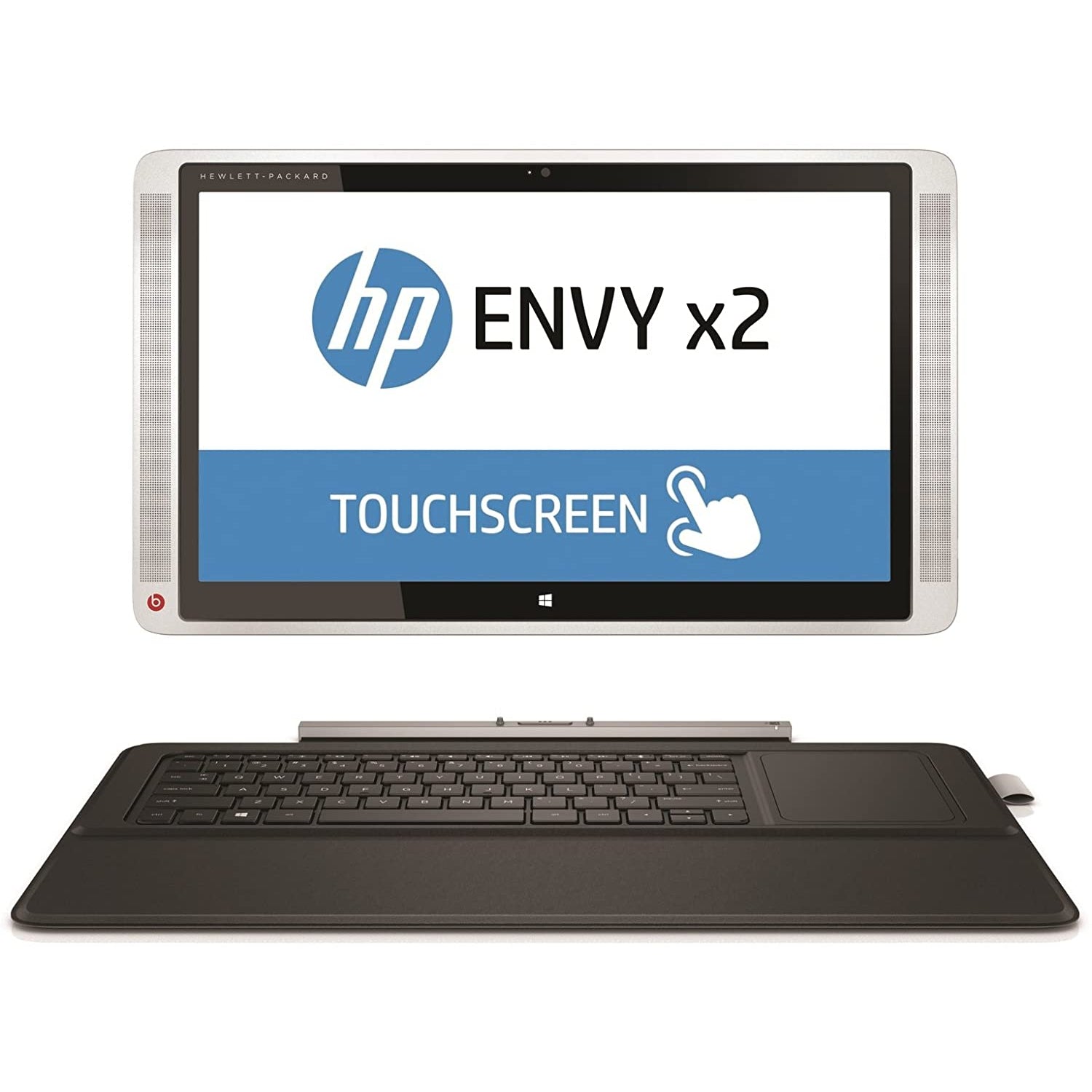 HP ENVY x2 15 Detachable PC (Intel Core M 5Y10 with Intel HD Graphics 5300, 4 GB RAM, 500GB HDD, Windows 10 - Silver