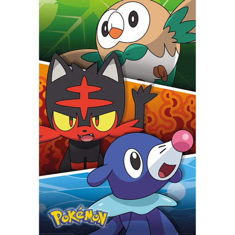 Pokemon Alola Partners Poster FP4326