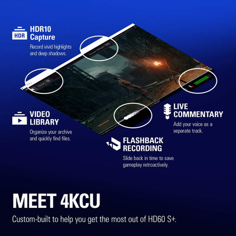Elgato HD60 S+ Capture Card for PS5, PS4, Xbox Series X/S, USB 3.0