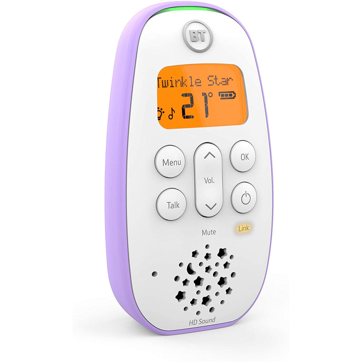 BT Digital Audio Baby Monitor 450 Lightshow