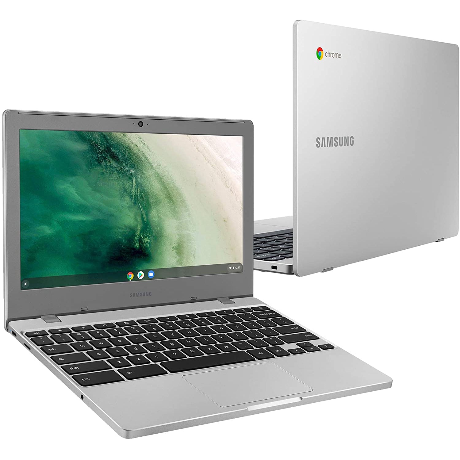 Samsung Chromebook 4 - 11.6" Laptop, Intel Celeron, 6GB, 32 GB, Silver