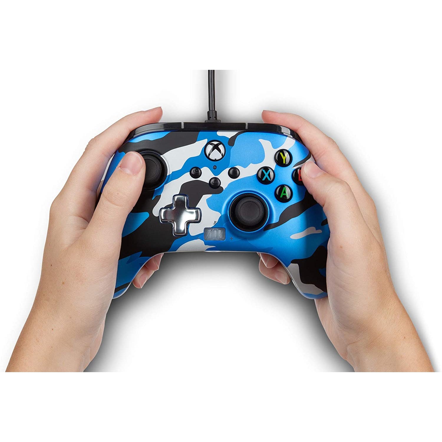 PowerA Xbox X/S & One Enhanced Wired Controller – Blue Camo