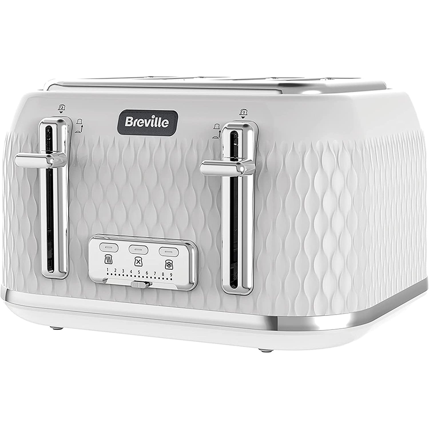 Breville Curve Collection 4-Slice Toaster, White