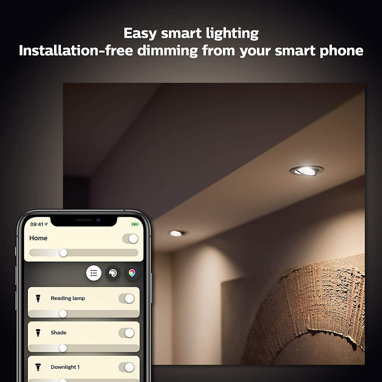 Philips Hue Single Bulb GU10 White Single Smart SpotLight Bulb LED