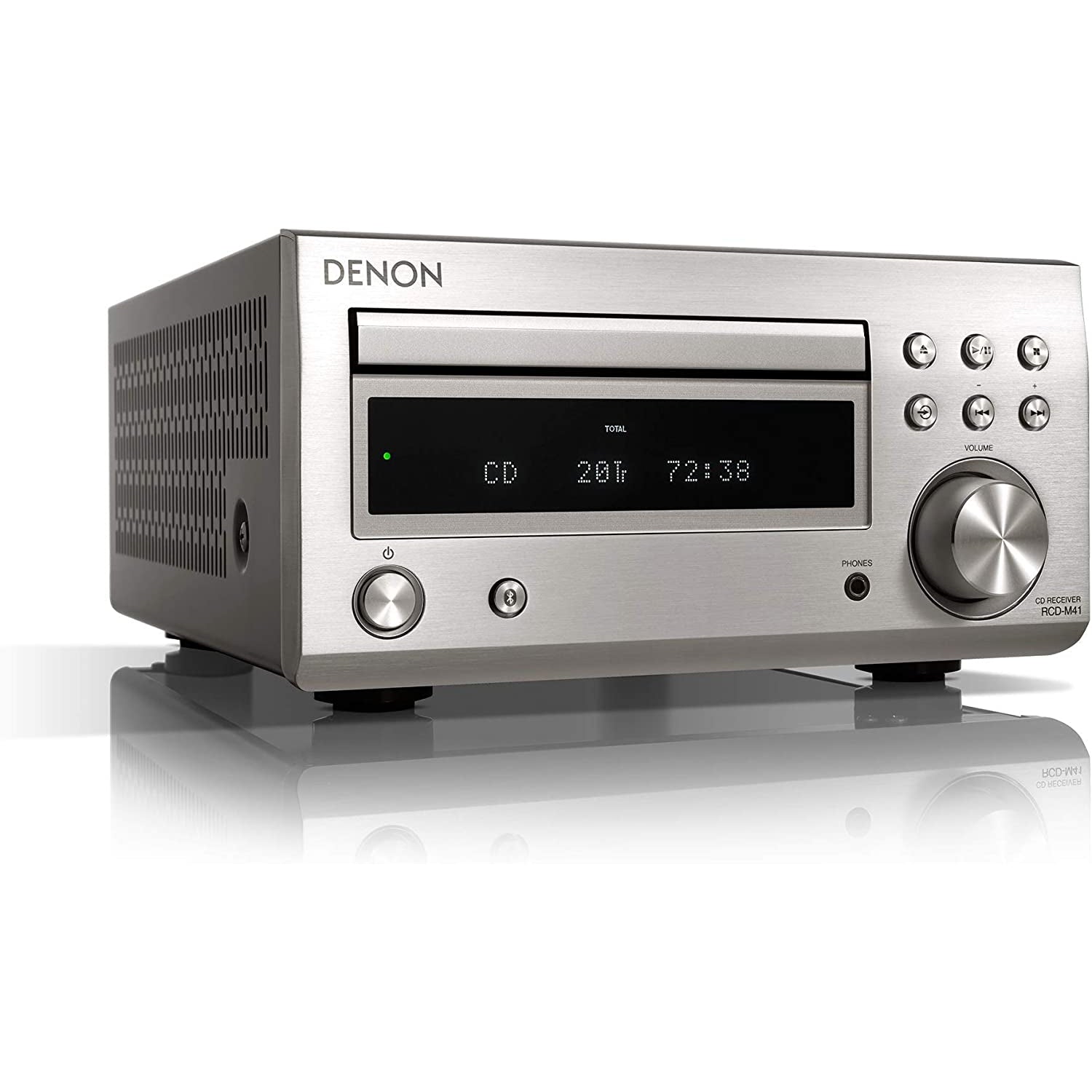Denon RCD-M41DAB Micro DAB CD FM System - Silver
