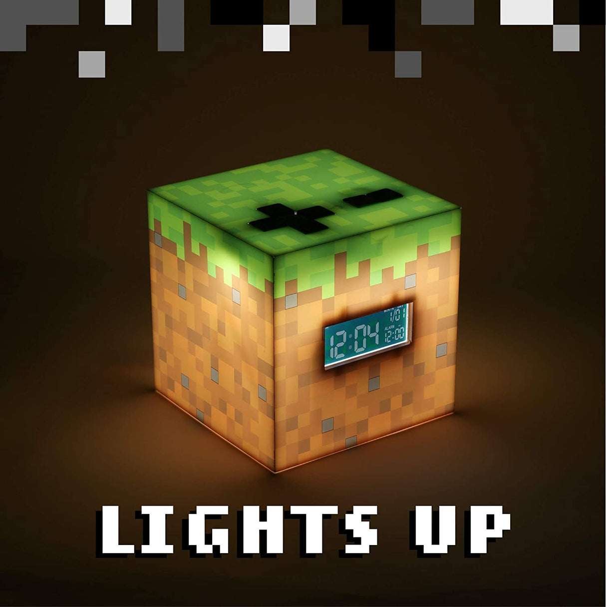 Paladone Minecraft Alarm Clock, Multicoloured, One Size