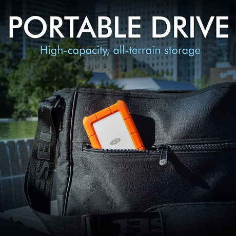 LaCie Rugged USB-C 2TB External Hard Drive