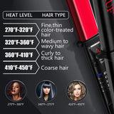Axuf 2 in 1 Professional Hair Straightener and Curler in Titanium Ceramic Nano Tourmaline Flat Iron and For All Hair Types