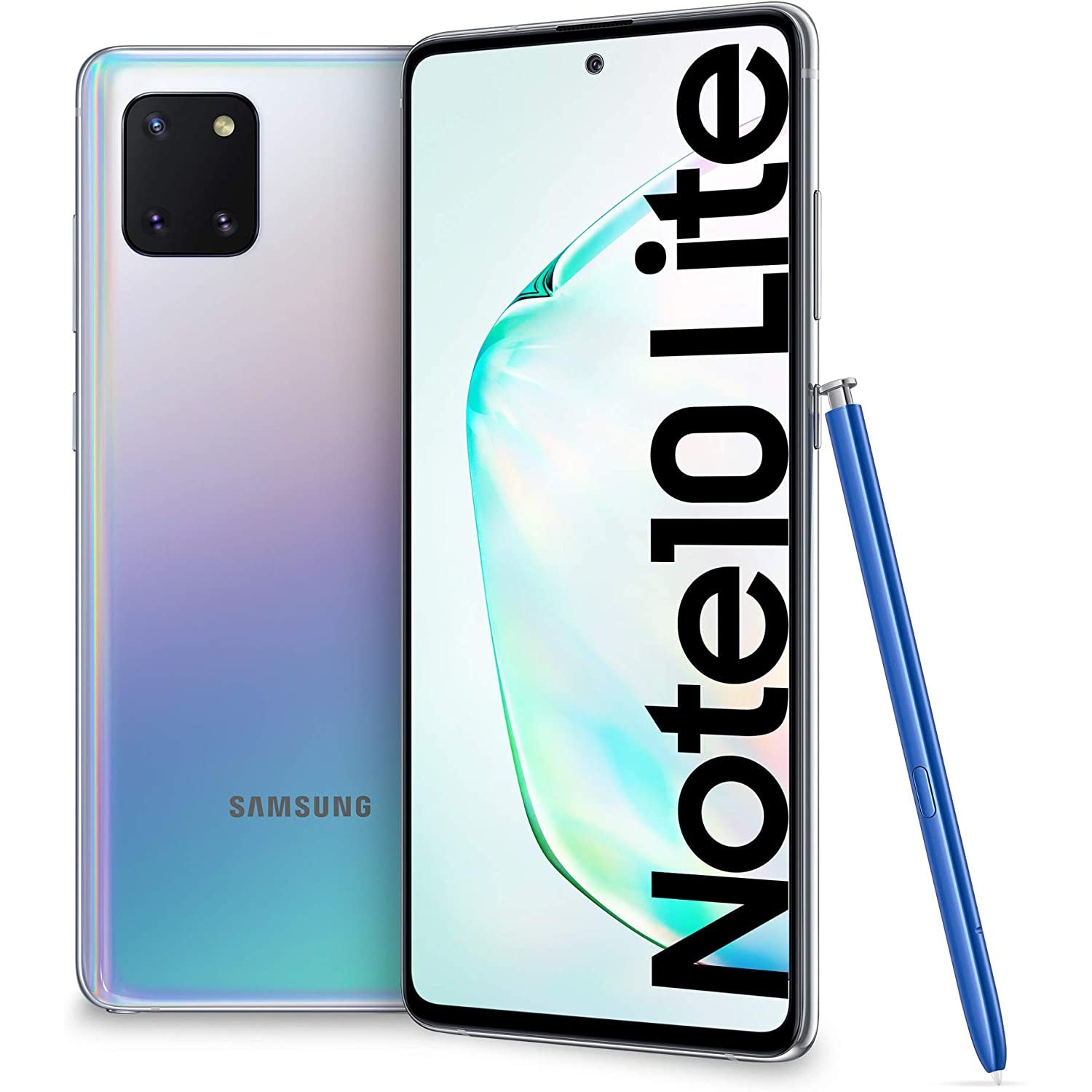 Samsung Galaxy Note 10 Lite Smartphone with S Pen, 6.7", SIM Free, 128GB, Silver