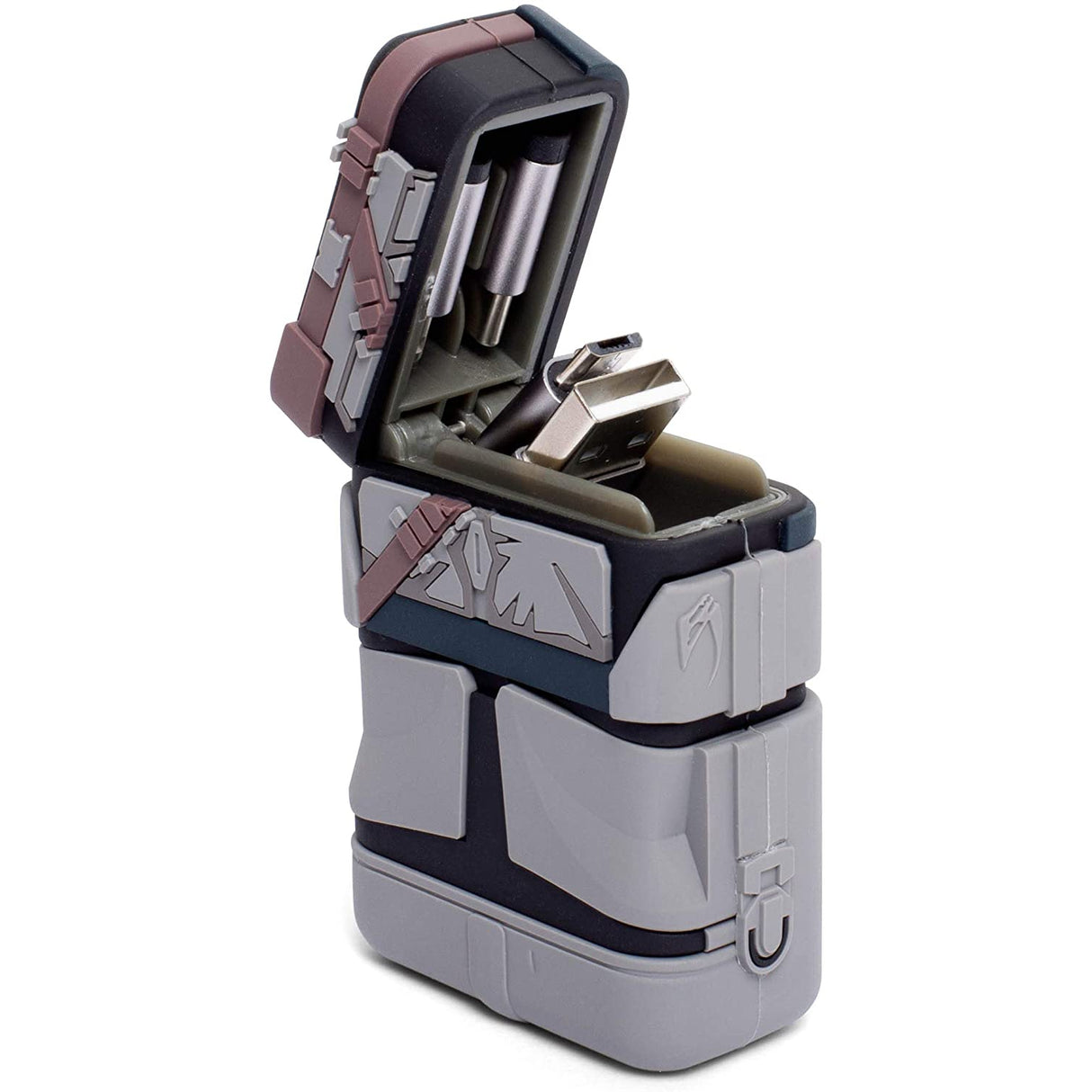 Disney The Mandalorian Star Wars USB 3 in 1 Flip Retractable Charger