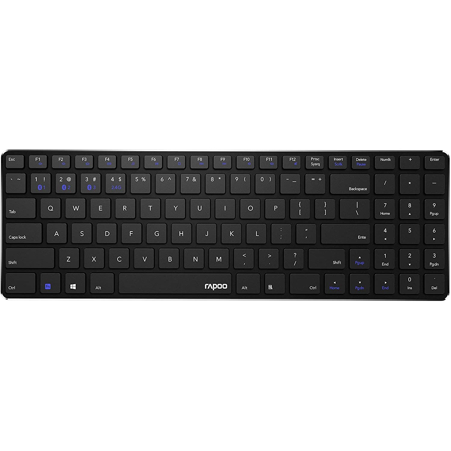 Rapoo E9100M Wireless Ultra Flat Multi-Mode Keyboard